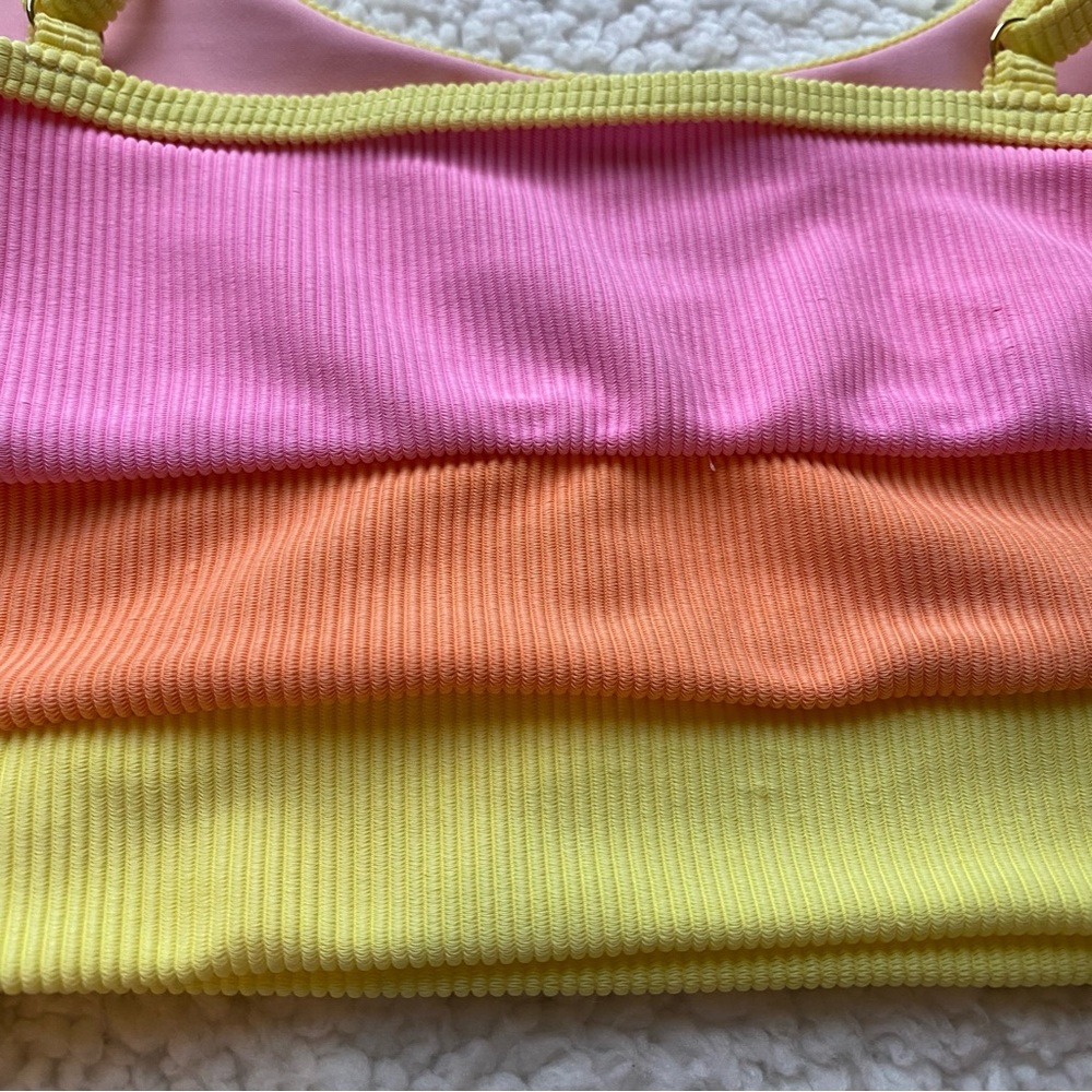 Beach Riot Pink and Yellow Bikini - Picture 8 of 13